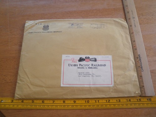 Union Pacific Railroad Comic 3er Set im Umschlag 50er Jahre mit Brief - Bild 2 von 12