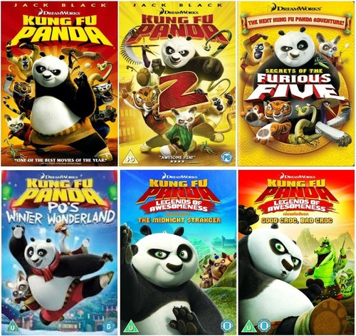 KUNG FU PANDA ULTIMATE COMPLETE COLLECTION DVD 1 2 3 456 Movies Film Original UK - Bild 1 von 2