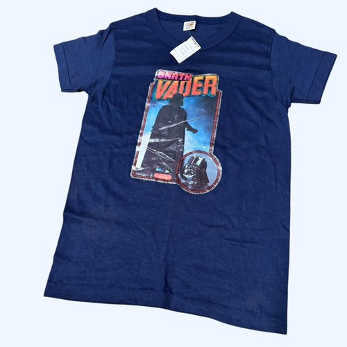 Vintage 70s Star Wars Darth Vader T-Shirt Youth Kids L Single Stitch Disney - Picture 2 of 7