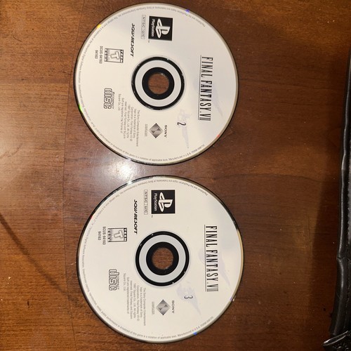 Vintage PS1 Final Fantasy 7 VII Disc 2 & 3 Missing Disc 1 OG Not Greatest Hits - Bild 1 von 2