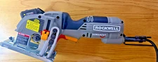 New Rockwell VERSACUT 3 3/8" Circular Saw with Laser Guide, 3 Blades and Case.