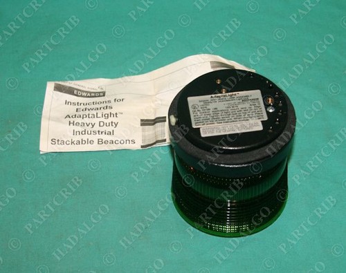 Lámpara de luz verde apilable Edwards, 101SIN-N, Adaptalight pila halógena baliza - Imagen 3 de 5