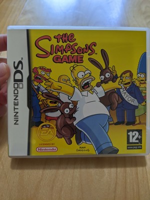 The Simpsons Game Nintendo Ds Complete Ebay