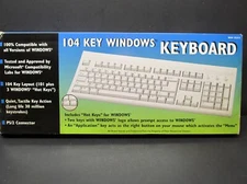 Test Rite, Model SK-710W, 104 Key Windows Keyboard, New in Box