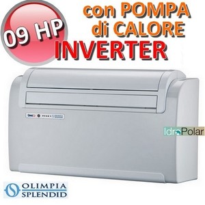 Unico inverter 09 hp senza unita esterna con pompa di calore ... Pompa di calore esterna