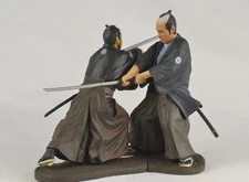 Akira Kurosawa Yojimbo Sanjuro Dueling Figure Set Japan Import  Color US SELLER