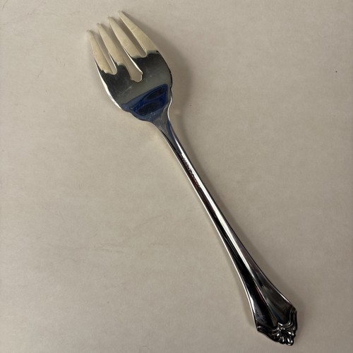 Tenedor(s) de ensalada de acero inoxidable plateado Belcourt vintage Oneida Community - Imagen 4 de 6