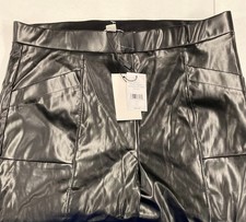 Ladies Halston Pleather Pants Size L- NWT