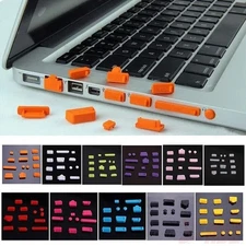 16Pcs Universal Laptop Anti Dust Plugs Silicone Port Protector USB Cover