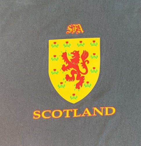 Fila Soccer Shirt Scotland SFA Long Sleeve Blue Size XL Made in USA - Picture 3 of 11