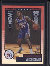 2025 Topps NS-3 VJ Edgecombe New School Rainbow Rookie RC