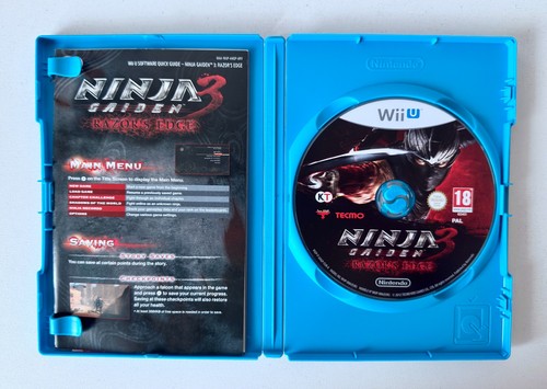 Ninja Gaiden 3 Razor's Edge Inc Artwork + Manual Nintendo Wii U VGC Mint Disc - Picture 3 of 3