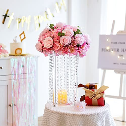 Centerpieces for Weddings Acrylic Vases - Pcs 15.7in Tall 15¾ inch Tall 10 - Picture 5 of 7