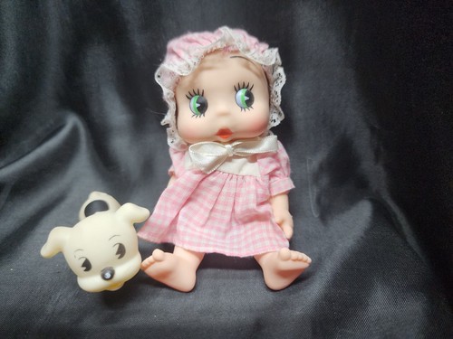 A2 5 Zoll Vintage Baby Betty Boop Puppe 1987 präsentiert Hamilton Geschenke beweglich
