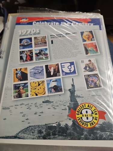 CELEBRATE THE CENTURY 1900-1990. Complete 10 Sheet Set US Stamps USA # 3182-3191 - Picture 3 of 10
