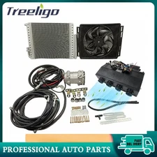 12V Cooling Underdash Air Conditioner Universal For Car Truck A/C Compressor Kit