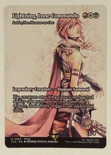 Lightning, Lone Commando Showcase - Final Fantasy: Through the Ages MTG