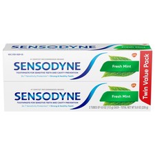 Fresh Mint Sensitive Toothpaste, ADA Accepted Toothpaste for Cavity Preventio...