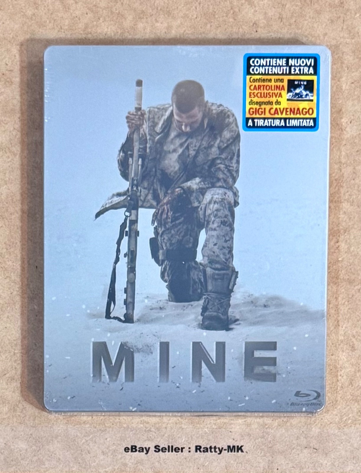 MINE - ITALIAN IMPORT BLU RAY STEELBOOK - NEW & SEALED (READ)