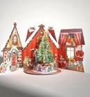 3d Pop Up Christmas Card Santa Reindeer Holiday Greeting Card Merry Christmas 3D