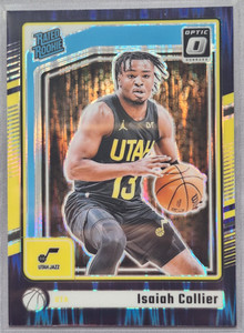 2024 Panini Donruss Optic Rated Purple Shock Prizm Isaiah Collier #295 Rookie RC