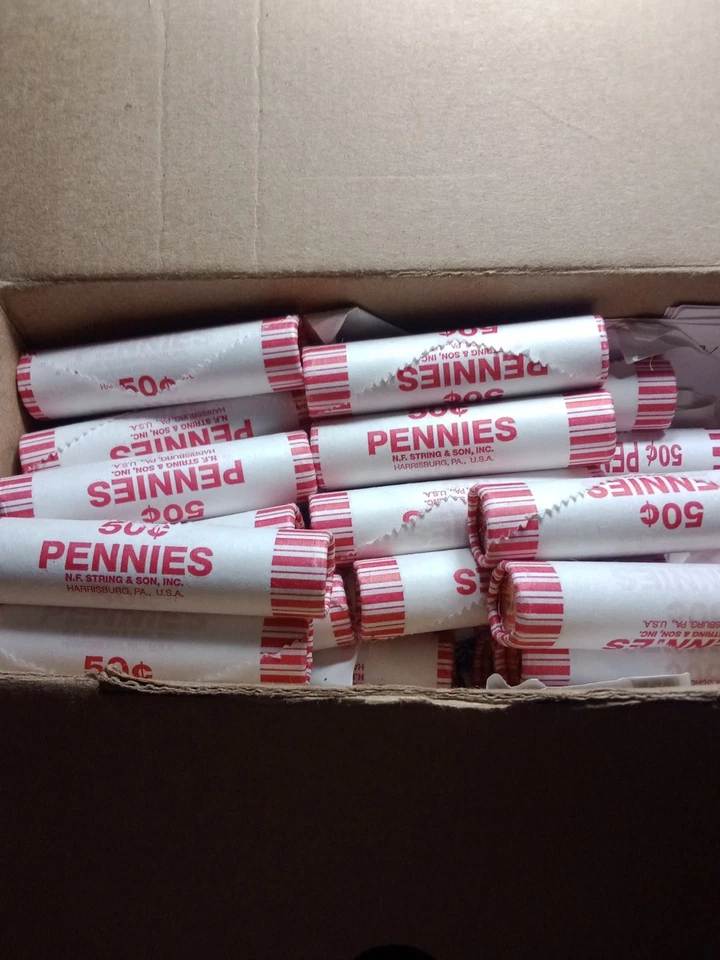 2022, 2023, 2024, 2025P Lincoln Shield  Roll - Lot Of 4 Rolls All BU (OBW) Rolls - Image 3 of 4