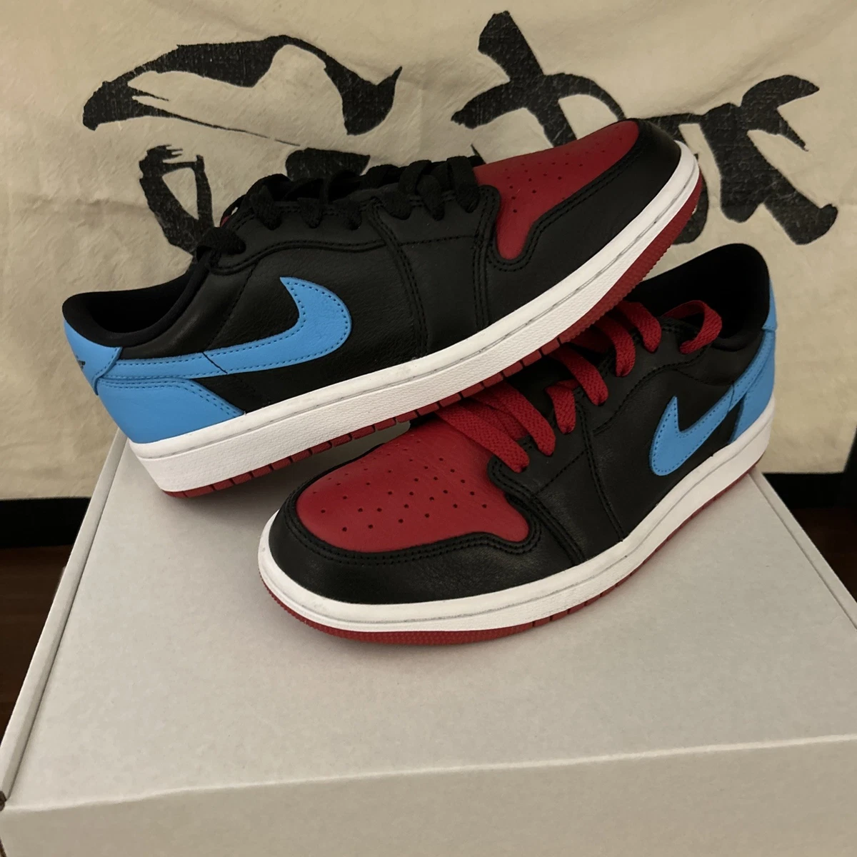 Jordan 1 Retro OG Low NC to Chi W for sale | eBay