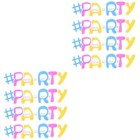 8 PCs lustige Partybrillen Fotostand Requisiten Geburtstagsfeier bevorzugt