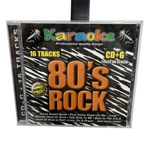 80s Rock Karaoke CDG 16 Tracks CD G Lyrics On Screen Party DJ Songs
