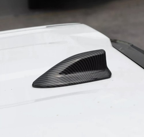 For Toyota Tacoma 2024-2025 Carbon Look Roof Shark Fin Antenna Aerial Cover Trim - Picture 2 of 9