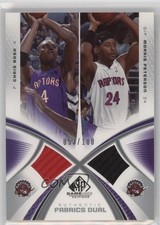 2005 SP Game Used Edition Authentic Fabrics Dual Chris Bosh Morris Peterson 0i5i