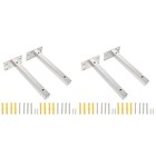 2 Sets Regalhalterung Regalhalterungen Für Schwere Beanspruchung