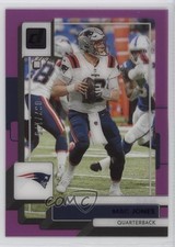 2022 Panini Clearly Donruss Purple 37/175 Mac Jones #34 6o3