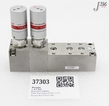 37303 FUJIKIN 5-PORT BLOCK VALVE, TYPE N.C., O.P. 0.39~0.59MPa 474348