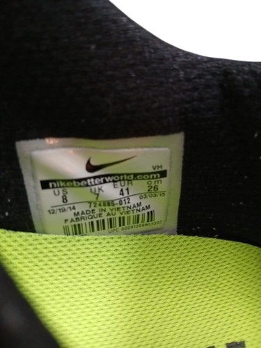 Nike Men's FS Lite Trainer II Premium Traning Shoes Size 8 724885-012 Used - Picture 10 of 10