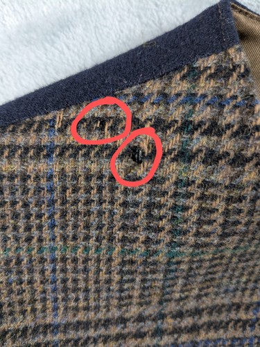 Vintage Pendleton Weste Herren 42 braun Hahnentritt kariert Wolle klassisch hergestellt in den USA LESEN - Bild 3 von 14