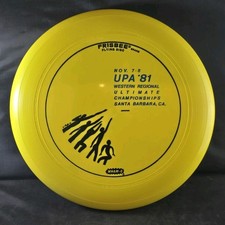 Ultimate 80E Mold 1981 Western Regional Santa Barbara Wham-o Frisbee Vintage