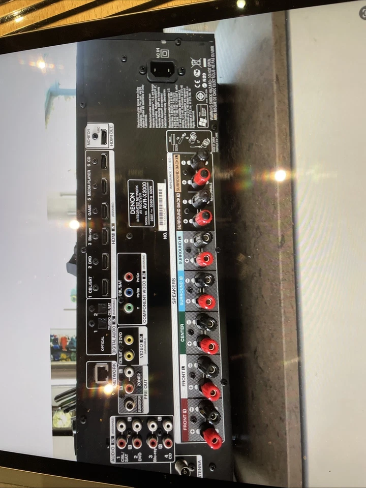 Denon AVR-X2000 AV-Receiver | 7.1 | Top-Zustand | mit Zubehör - Bild 3 von 3