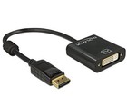 Delock Adapter Displayport 1.2 Stecker > DVI Buchse 4K Passiv schwarz