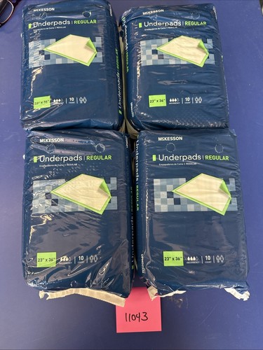 40 McKesson Disposable Chucks Pads 23 x 36 inches Pee Pads Underpads NEW!!