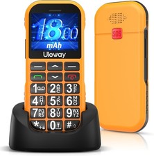 Big Button Mobile Phone for Elderly, GSM Unlocked Senior Mobile Phones with 1800