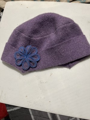 vintage women hat linda wilson knitwear 100% wool