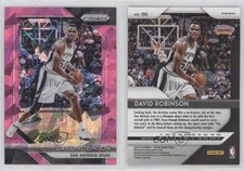 2018-19 Panini Prizm Pink Ice Prizm David Robinson #195 HOF