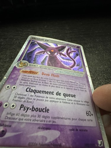 MENTALI EX - POKÉMON 102/115 EX FORCES CACHÉES FR - Imagen 4 de 4