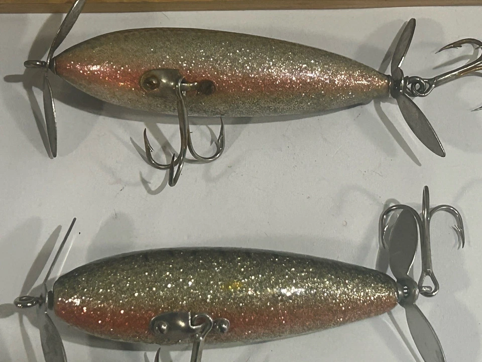 Lot of 2 Lures Strike King Prop Scout Vintage Jelutong Wood Topwater 3.5" 1/2oz - Image 3 of 4