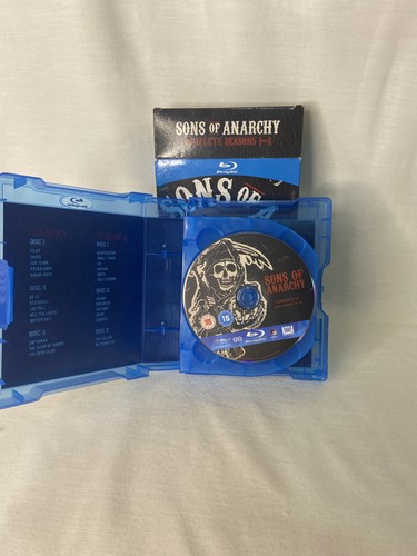 Sons of Anarchy The Complete Seasons 1 2 3 4 Blu ray Box Set - VGC - Free Post - Picture 5 of 12