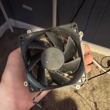 Ball Bearing CPU Fan with Heatsink, 4-Pin, Aluminum Plastic, Black Silver