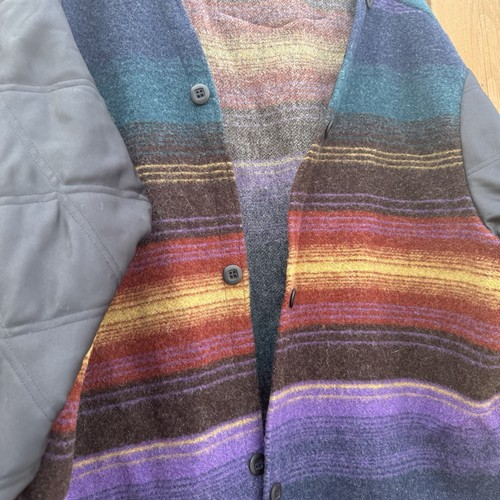 Vintage Woolrich Liner Jacket Western Print XXXL - Picture 2 of 10