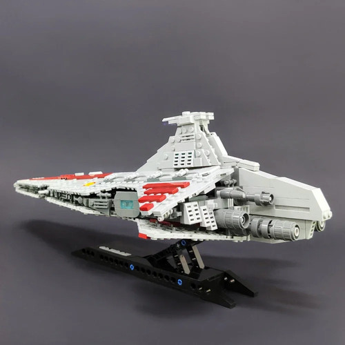 Alta tecnología Moc Venator Attack Cruiser Fighter Destroyer ladrillo modelo técnico - Imagen 4 de 24
