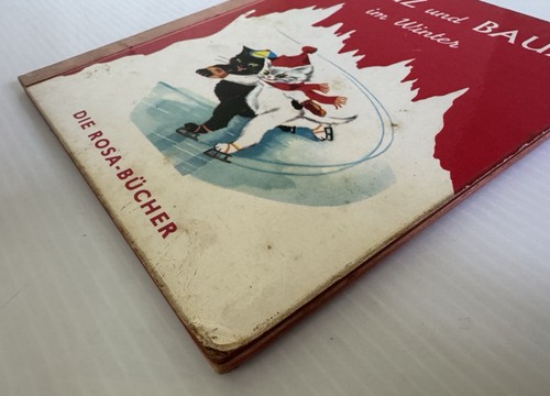 Mauz And Bauz In Winter Vintage German Language Children’s Storybook 1958 - Picture 4 of 13